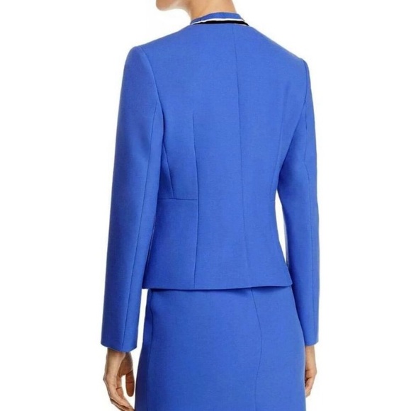Hugo Boss Jisula Collarless Ponte Career Classic Blazer SZ 4 - Picture 2 of 9